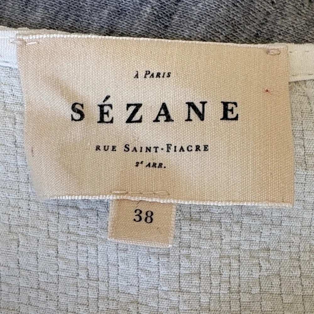 Sezane Cream Ruffle Blouse - Picture 2 of 6